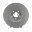 Jeu de 2 disques de frein avant JURID 562265JC - Visuel 1