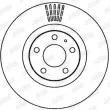 Jeu de 2 disques de frein avant JURID 562265JC - Visuel 2