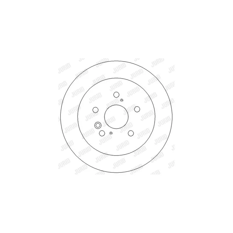 Jeu de 2 disques de frein arrière JURID 562276JC