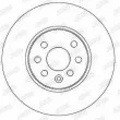Jeu de 2 disques de frein avant JURID 562278JC - Visuel 2