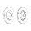 Jeu de 2 disques de frein avant JURID 562286JC - Visuel 2