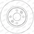 Jeu de 2 disques de frein avant JURID 562293JC - Visuel 2