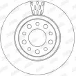 Jeu de 2 disques de frein arrière JURID 562302JC - Visuel 2