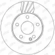 Jeu de 2 disques de frein avant JURID 562312JC - Visuel 2