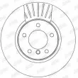 Jeu de 2 disques de frein avant JURID 562320JC - Visuel 2