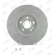 Jeu de 2 disques de frein arrière JURID 562323JC - Visuel 1