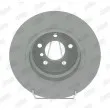 Jeu de 2 disques de frein arrière JURID 562355J - Visuel 1