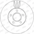Jeu de 2 disques de frein avant JURID 562364JC - Visuel 2