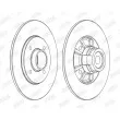 Jeu de 2 disques de frein arrière JURID 562367JC - Visuel 1