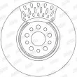 Jeu de 2 disques de frein avant JURID 562394JC - Visuel 2