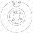 Jeu de 2 disques de frein avant JURID 562398JC - Visuel 3