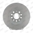 Jeu de 2 disques de frein arrière JURID 562438JC - Visuel 1