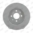 Jeu de 2 disques de frein arrière JURID 562440JC - Visuel 1