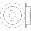 Jeu de 2 disques de frein arrière JURID 562454JC - Visuel 2