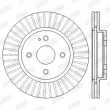Jeu de 2 disques de frein avant JURID 562564JC - Visuel 2