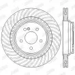 Jeu de 2 disques de frein arrière JURID 562568JC - Visuel 2
