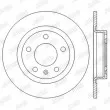 Jeu de 2 disques de frein arrière JURID 562580JC - Visuel 2
