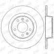 Jeu de 2 disques de frein arrière JURID 562583JC - Visuel 2