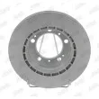 Jeu de 2 disques de frein arrière JURID 562584JC - Visuel 1