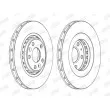 Jeu de 2 disques de frein avant JURID 562596JC-1 - Visuel 2