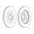 Jeu de 2 disques de frein avant JURID 562597JC - Visuel 2