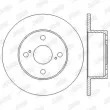 Jeu de 2 disques de frein arrière JURID 562598JC - Visuel 2