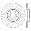 Jeu de 2 disques de frein avant JURID 562606JC - Visuel 2
