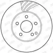 Jeu de 2 disques de frein avant JURID 562627JC - Visuel 2