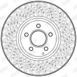 Jeu de 2 disques de frein avant JURID 562634JC - Visuel 3