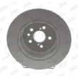Jeu de 2 disques de frein arrière JURID 562639JC - Visuel 1