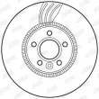 Jeu de 2 disques de frein avant JURID 562643JC - Visuel 3