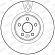 Jeu de 2 disques de frein avant JURID 562652JC - Visuel 3