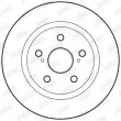Jeu de 2 disques de frein arrière JURID 562659JC - Visuel 2