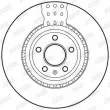 Jeu de 2 disques de frein avant JURID 562661JC - Visuel 3