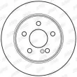 Jeu de 2 disques de frein arrière JURID 562664JC - Visuel 2