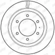 Jeu de 2 disques de frein arrière JURID 562665JC - Visuel 2