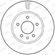 Jeu de 2 disques de frein avant JURID 562671JC - Visuel 2