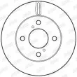Jeu de 2 disques de frein avant JURID 562674JC - Visuel 2