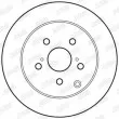 Jeu de 2 disques de frein arrière JURID 562684JC - Visuel 2