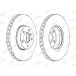 Jeu de 2 disques de frein avant JURID 562691JC - Visuel 1
