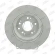 Jeu de 2 disques de frein arrière JURID 562697JC - Visuel 1