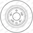 Jeu de 2 disques de frein arrière JURID 562697JC - Visuel 2
