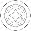 Jeu de 2 disques de frein arrière JURID 562700JC - Visuel 2