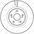 Jeu de 2 disques de frein avant JURID 562703JC - Visuel 3
