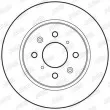 Jeu de 2 disques de frein arrière JURID 562704JC - Visuel 2