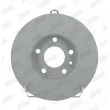 Jeu de 2 disques de frein arrière JURID 562705JC - Visuel 1