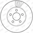 Jeu de 2 disques de frein avant JURID 562709JC - Visuel 2