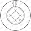 Jeu de 2 disques de frein avant JURID 562727JC - Visuel 3