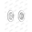 Jeu de 2 disques de frein arrière JURID 562731J-1 - Visuel 2