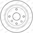 Jeu de 2 disques de frein arrière JURID 562740JC - Visuel 2